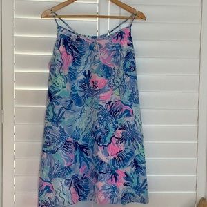Lilly Pulitzer Dusk Silk Dress Large L